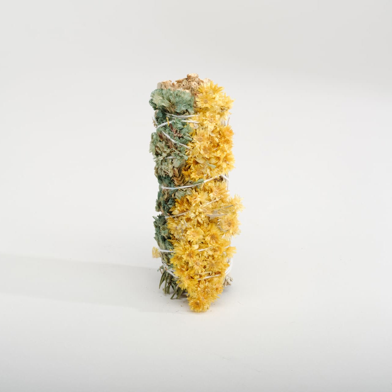 Fascio di Salvia Bianca con Sinuata Turchese e Gialla- Armonia & Compassione