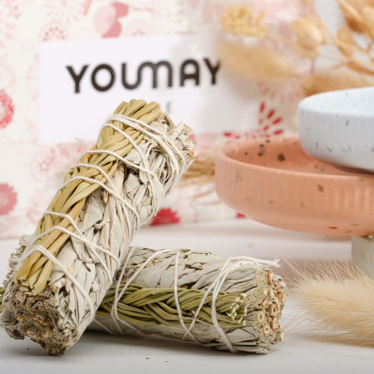 Salvia Bianca e Sweetgrass intrecciata – Dolcezza Sacra