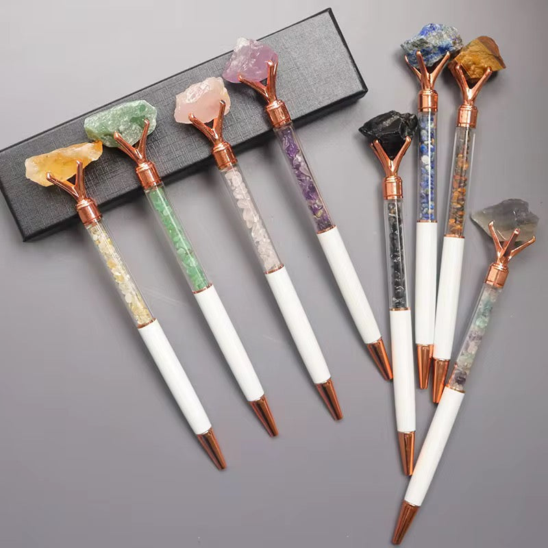 ✨ CRYSTAL PEN - Penna Energetica con Cristallo Naturale