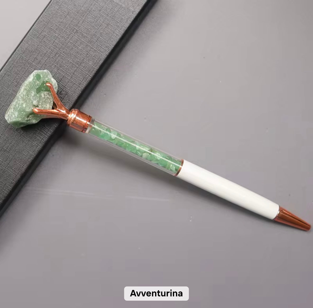 ✨ CRYSTAL PEN - Penna Energetica con Cristallo Naturale