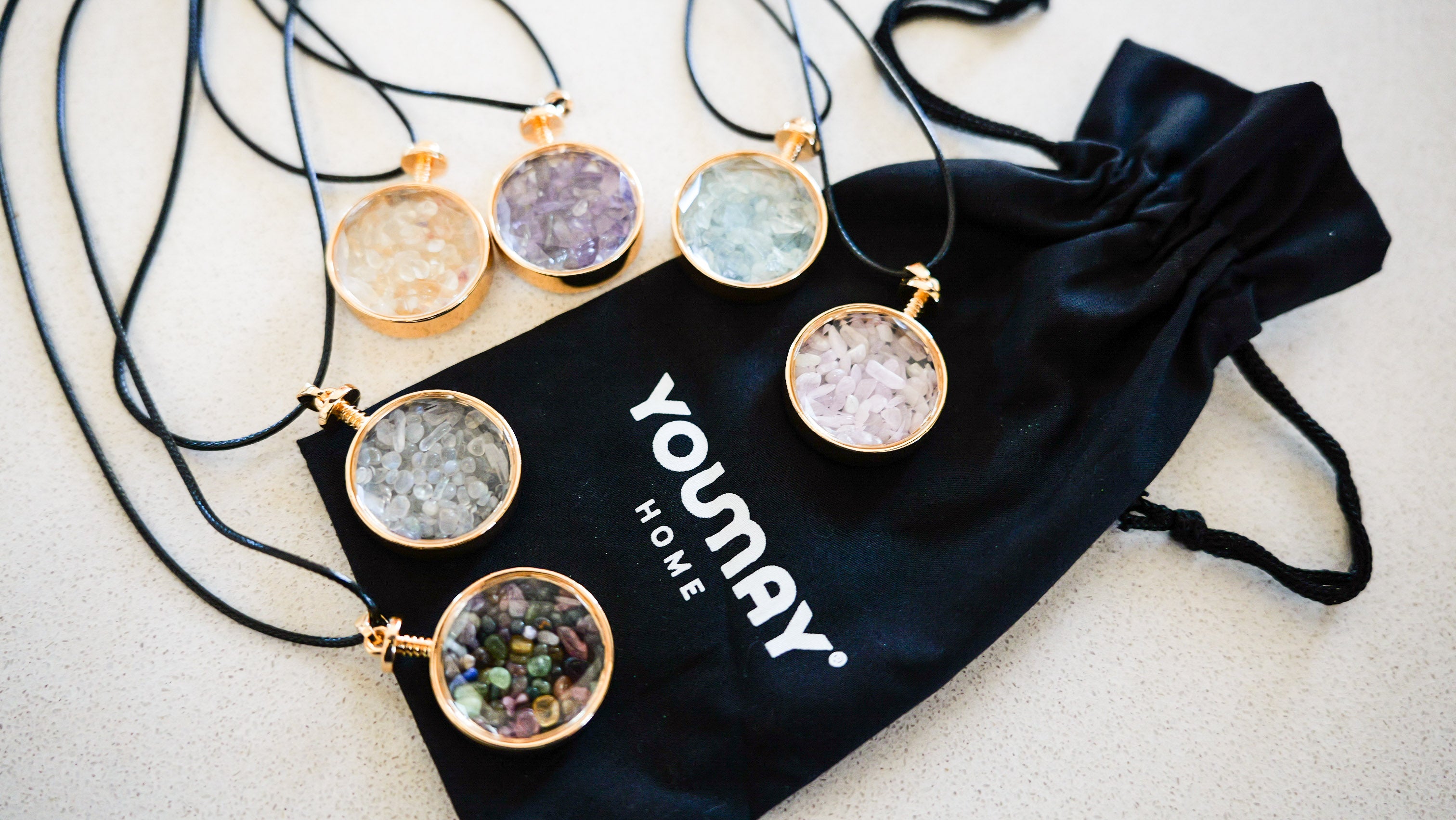 💫 BOTTIGLIA DEI DESIDERI  – con cristalli naturali di alta qualità