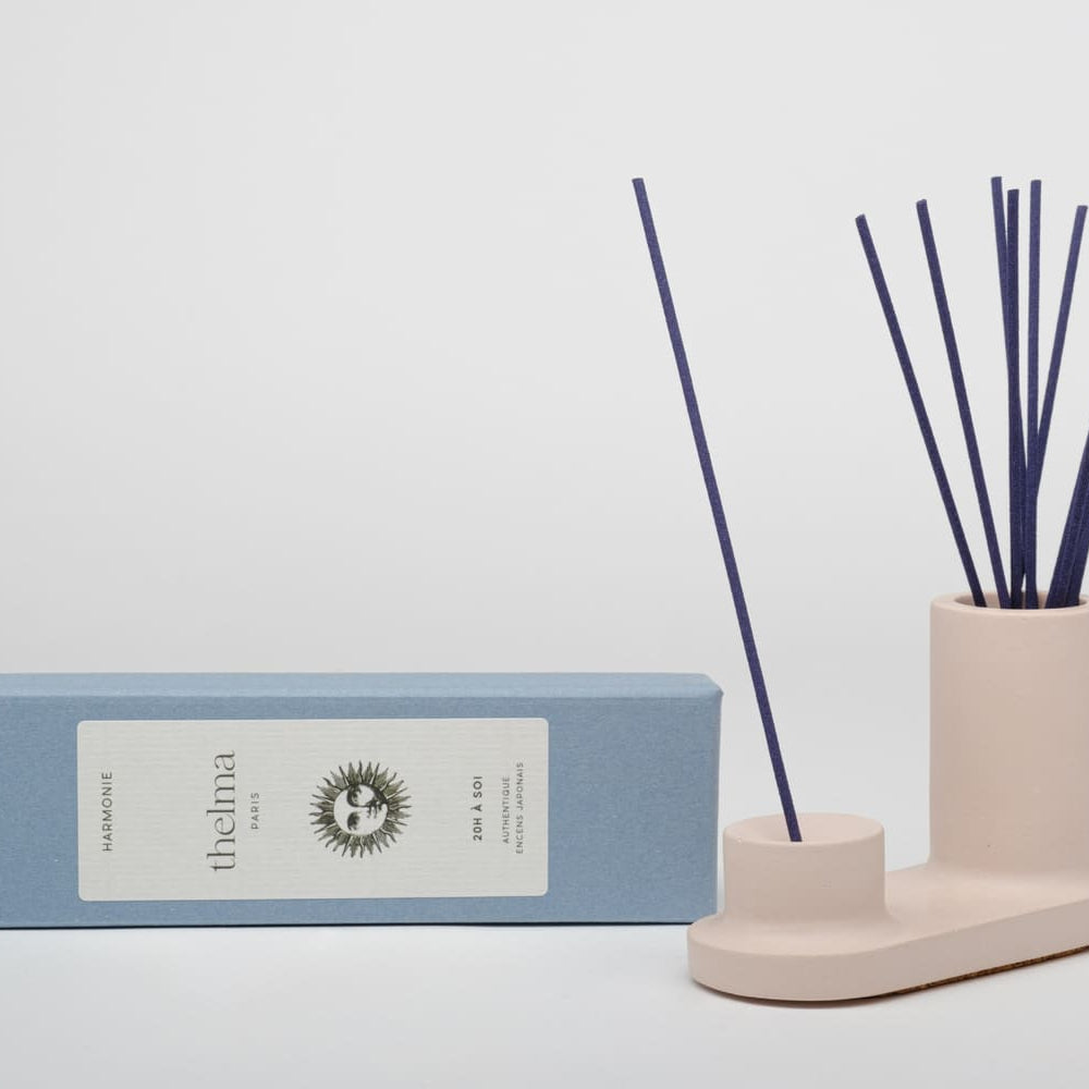 PORTA INCENSO A CAMINETTO - NERO