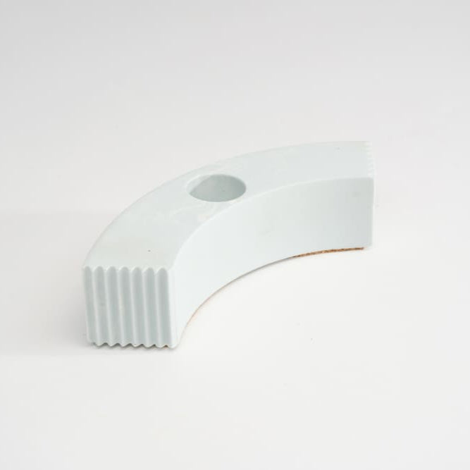 PORTA PALO SANTO IN JESMONITE CURVO - CELESTE