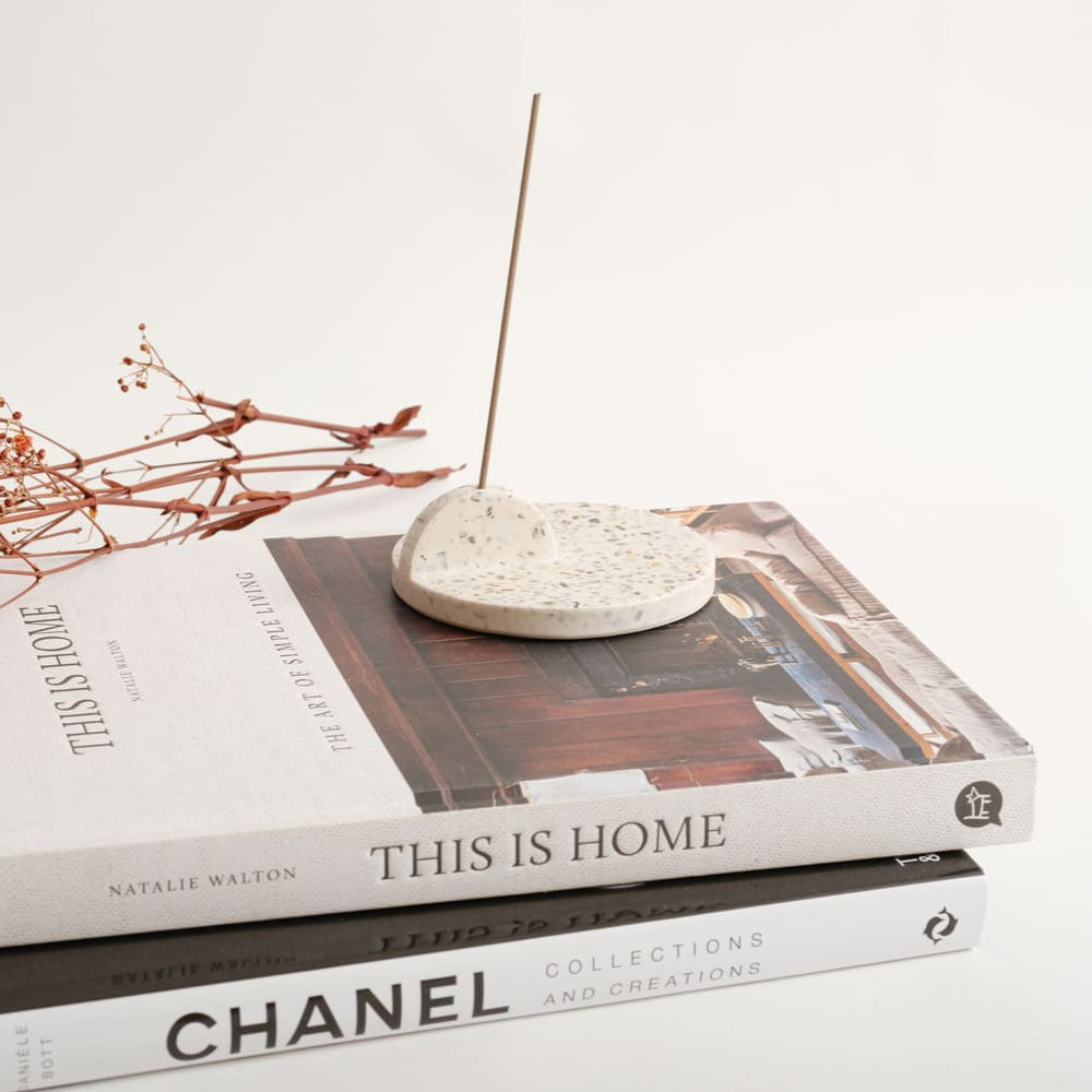 PORTA INCENSO MINIMALISTA - CONCHIGLIE BIANCHE