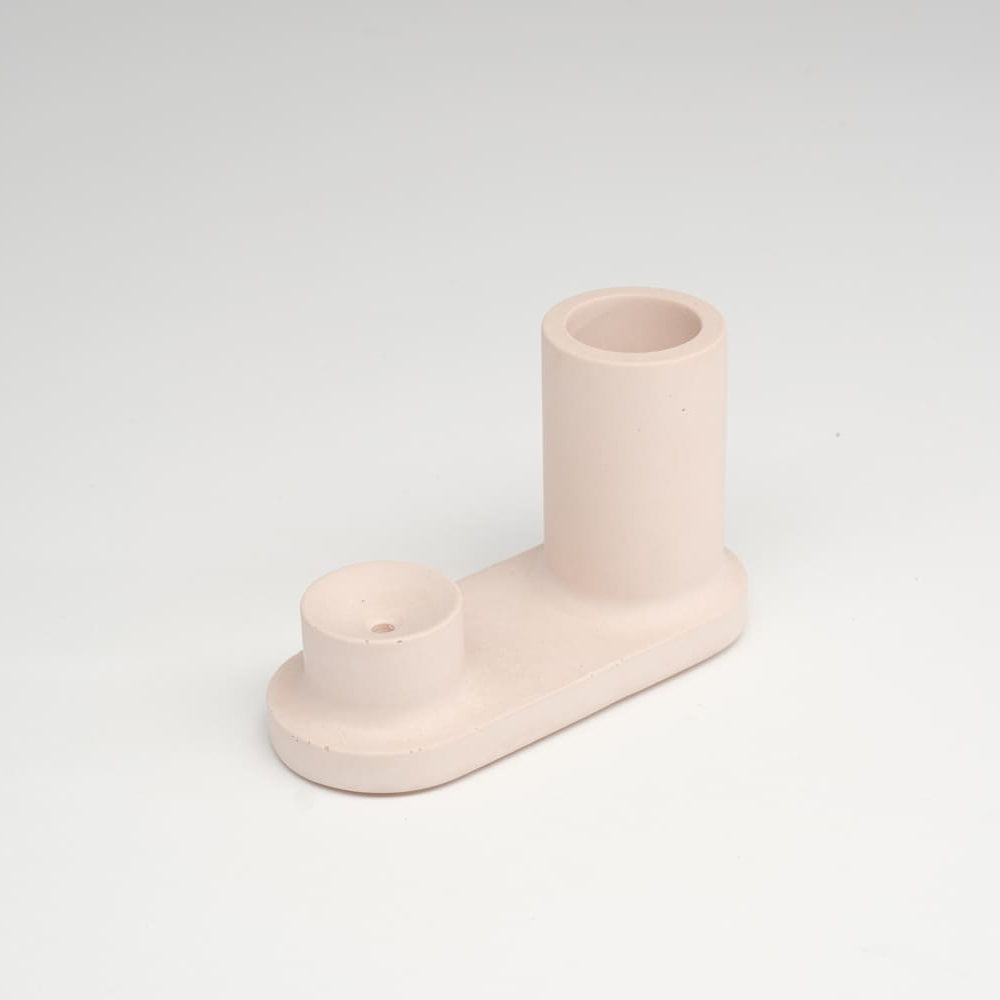 PORTA INCENSO A CAMINETTO - DUSTY ROSE