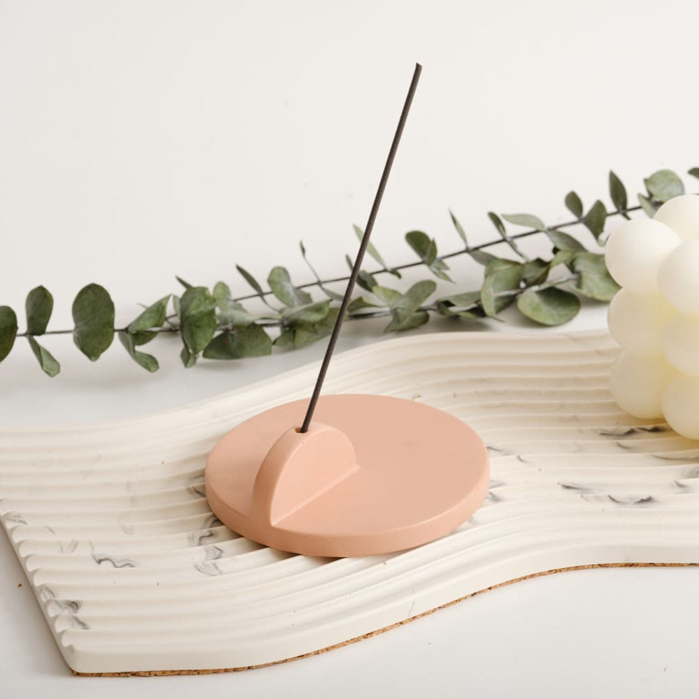 PORTA INCENSO MINIMALISTA - TERRACOTTA